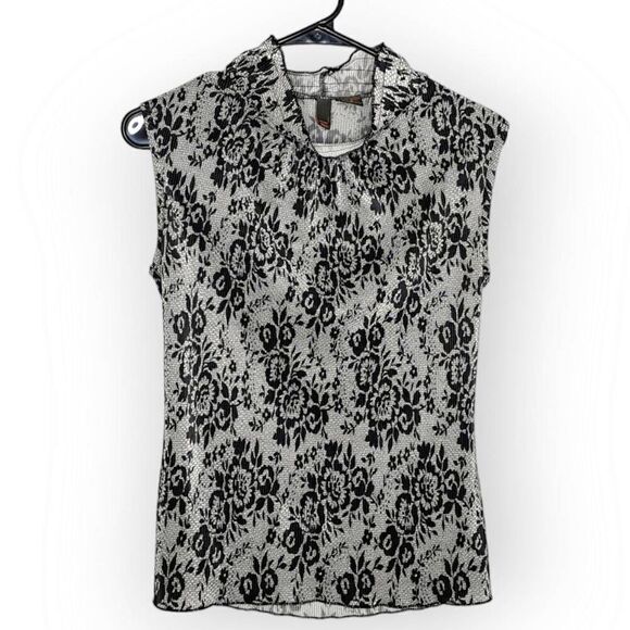 Serenade New York Women's Vintage 90s Floral Sleeveless Blouse size Small - Picture 1 of 5